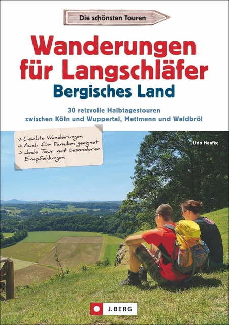 WANDERUNGEN FÜR LANGSCHLÄFER Bergisches Land Udo Haafke EUR 15,99 ...