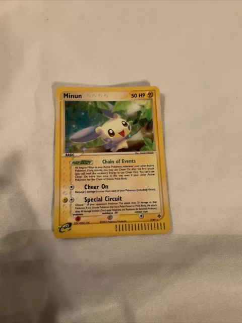 Pokemon EX Dragon Set Minun 7/97 Holo Rare NM