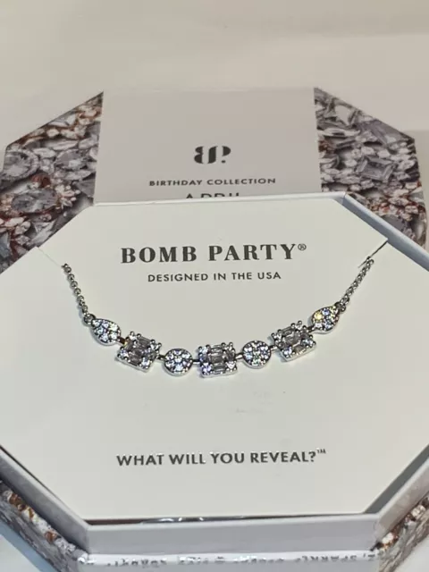 Bomb Party April Birthday The Miranda Necklace