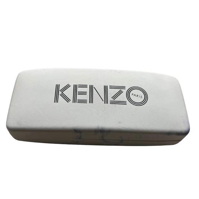 KENZO HARD GLASSES Case Sunglasses White Protective Case Clamshell 17.05 PicClick UK