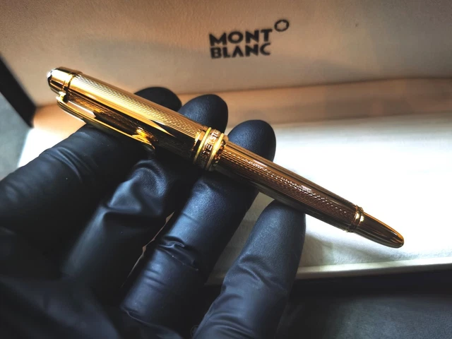 Montblanc M105657 Starwalker Ballpoint Pen - Midnight Gold Brand New