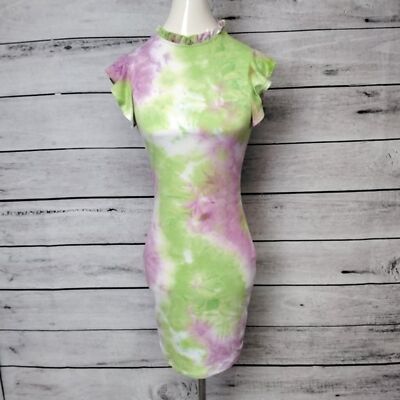 Haute Monde. Tie Dye Sleeveless Stretch Knit Dress. Junior's Size Medium.