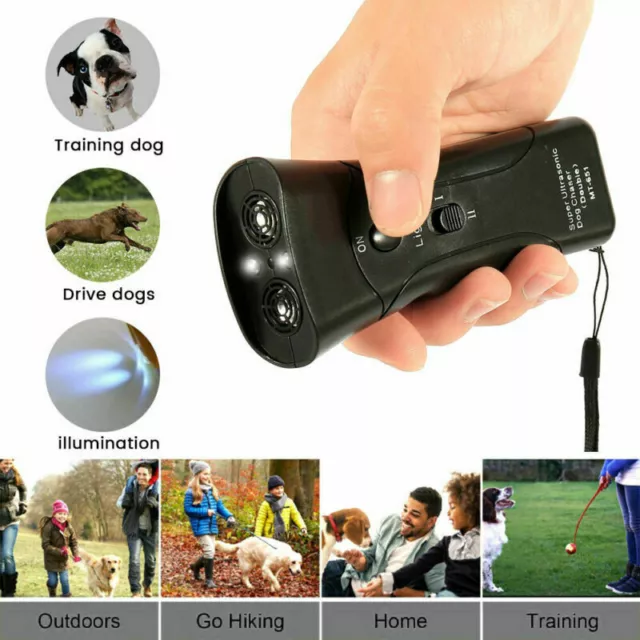 Ultrasonique chien anti - aboiement anti - moustique trainer LED lumière douce 3