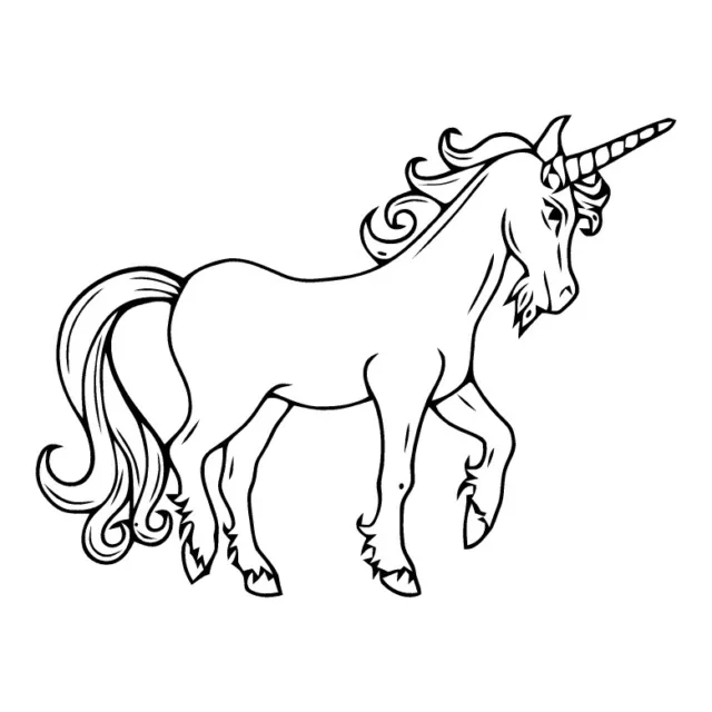 Motiv-Stempel Holzstempel verschiedene Größen zur Wahl * Einhorn 2