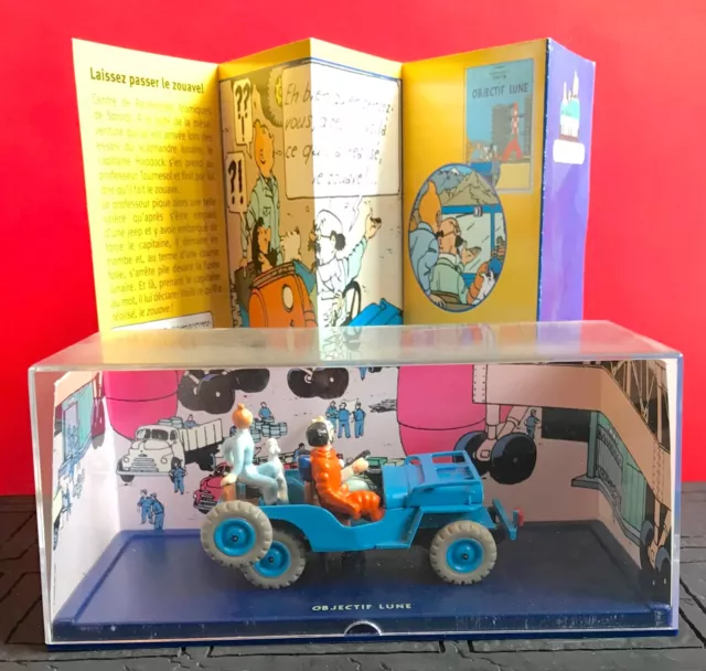 Atlas Tintin car Objectif Lune (Destination Moon) 1:43 scale, COA