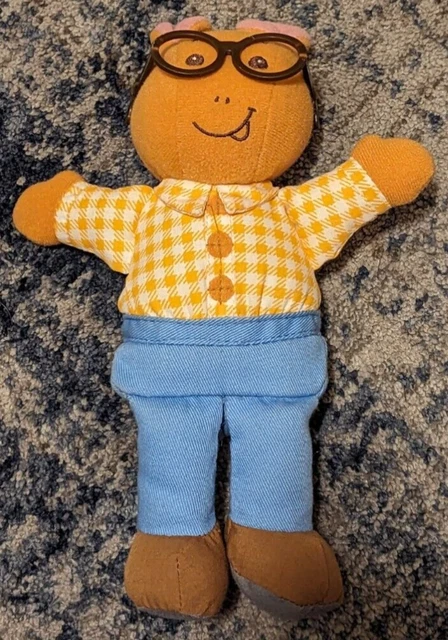 MARC BROWN ARTHUR Aardvark Figure Felt Flocked 5