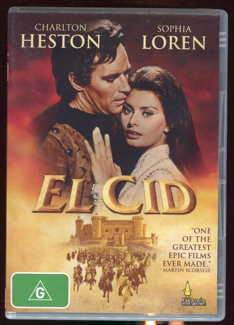 El Cid (DVD, 1961) Sophia Loren Region 4