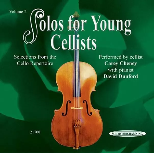 Suzuki Solos Young Cellists 2 (acc CD) Cello, Piano   Cheney, Carey