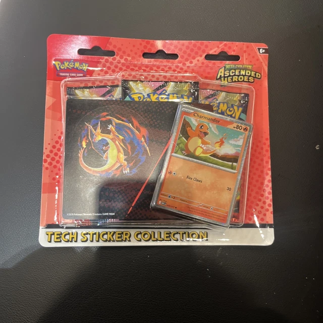 POKÉMON TCG MEGA Evolution Ascended Heroes Tech Sticker Collection ...