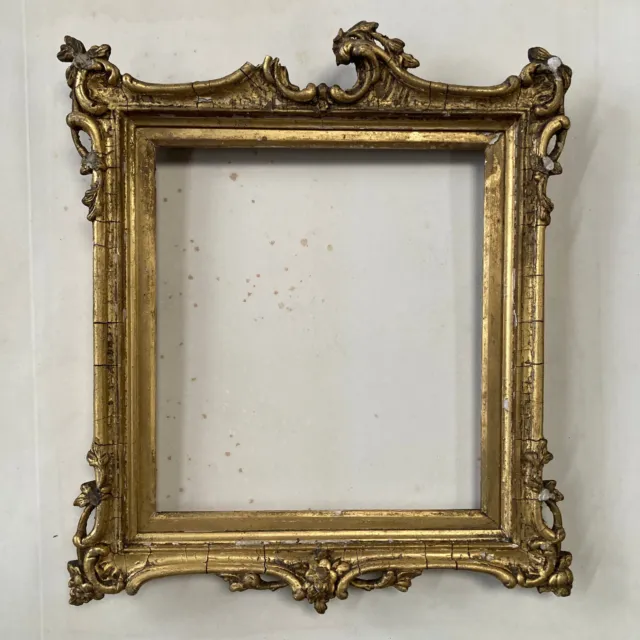 Antique Georgian Frame Gilt Gesso Pine Fine Art Painting Picture 18th Century
