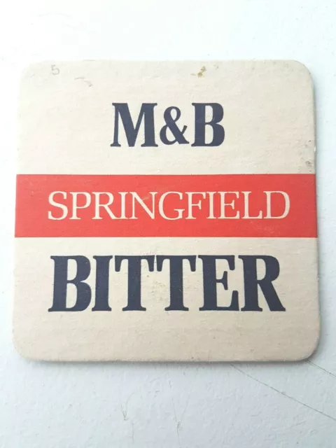 Vintage MITCHELL'S & BUTLERS - Springfield Bitter - Cat No'88 Beer mat / Coaster