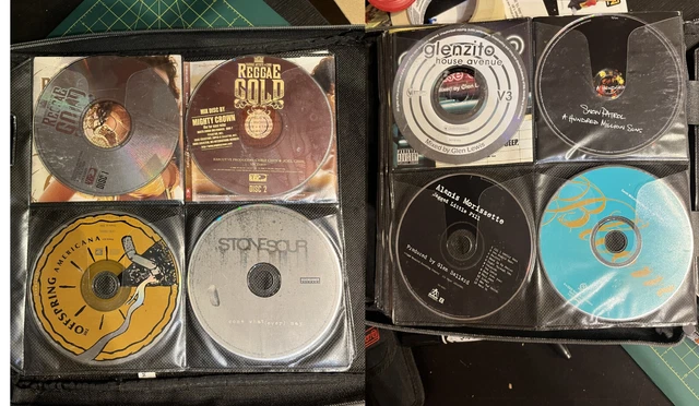 Lot of 112 CDs in Binder - HIP HOP RAP ROCK PUNK NU METAL 2PAC JAY Z DMX DRE D12