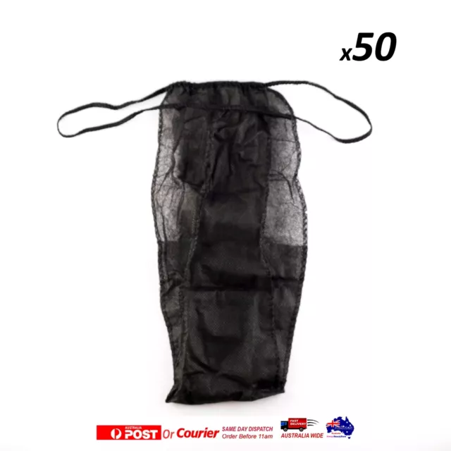 Disposable G String Black 50 Pack For Spray Tanning Brazilian Wax Massage Spa