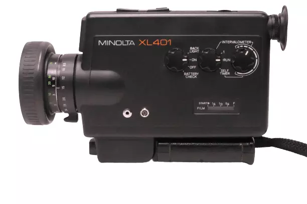 Minolta XL 401 Super 8 Camera - 1.2 / 8.5-34mm Fully Tested