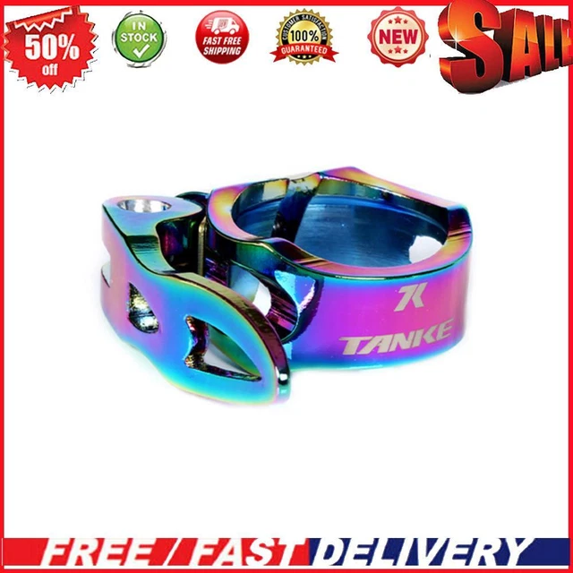 MTB Bike Seatpost Clamp Aluminum Alloy Road Bicycle Seat Tube Clip (31.8mm)