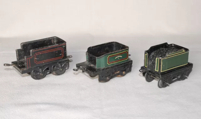 3x  Tender  Spur 0    Tinplate   [B42]