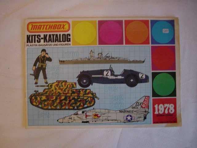 Matchbox   *** Katalog  1978  ***   DIN A4