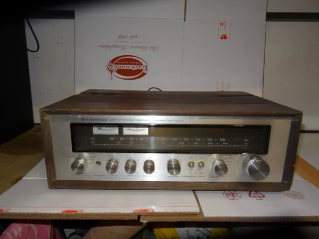 Kenwood KR-4070 Am/Fm Stereo Receiver 2X40 Watts RMS Vintage 1977