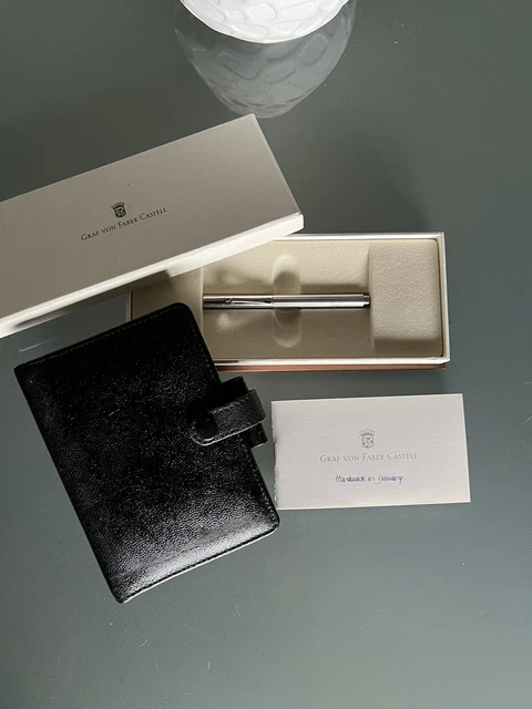 Graf von Faber Castell Pocket Bleistift Platiniert & Filofax Picadilly Mini 2023