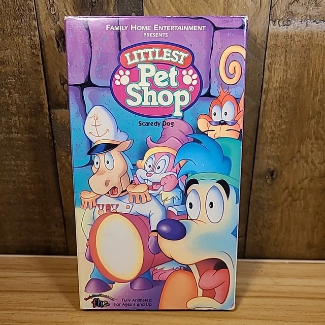 VINTAGE LITTLEST PET Shop Scaredy Dog VHS Video Collectible Very Rare