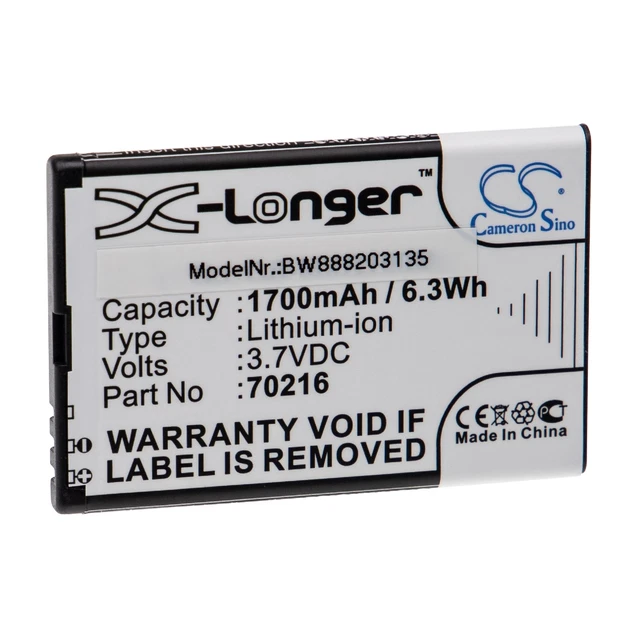 Batterie pour Snow Video Magnifier 1700mAh