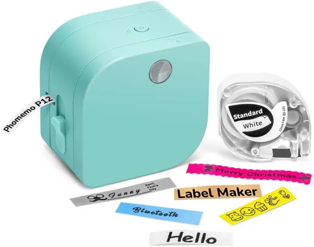 DYMO Label Maker with 1 Bonus Labeling Tapes | LetraTag 100H Handheld LabelMaker