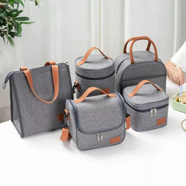 Tragbare Tragetasche Isolierung Lunch Bag Mode Lebensmittel Aufbewahrung Lunch Bag