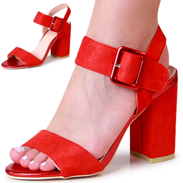 Femmes Lanière Sandalettes Velours Sandales Talons Hauts Escarpins Bout Ouvert