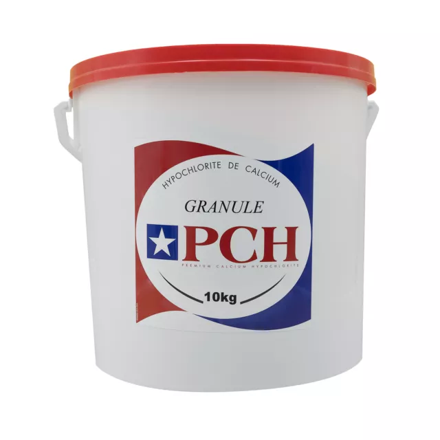 OCEDIS PCH Granulé - 10kg | Chlore Choc Non Stabilisé - Hypochlorite de Calcium 2