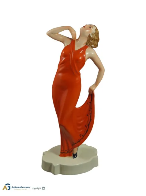 Art Deco Female Dancer - Ceramics - Ditmar urbach (#12825)