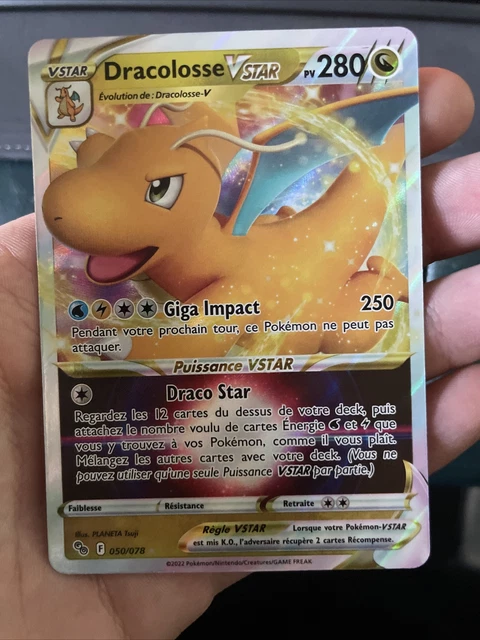 Carte Pokémon Dracolosse Vstar 050/078 Fr Neuve