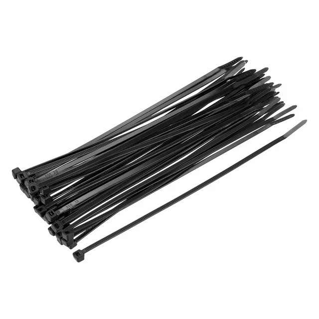 250 pz fascette per cavi 9 pollici x 0,16 pollici fascette per cavi autofissanti nylon nere