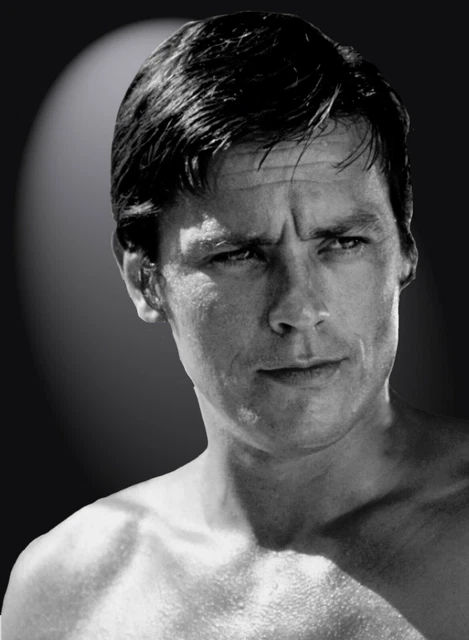 ALAIN DELON REF (Del53268) 20X27 Cm Size Black And White Photo £10.08 ...