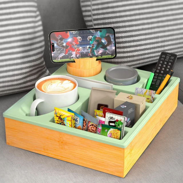 Vassoio Portabicchieri Per Bracciolo Divano In Silicione - Antiscivolo E Multifunzione - Foto 3