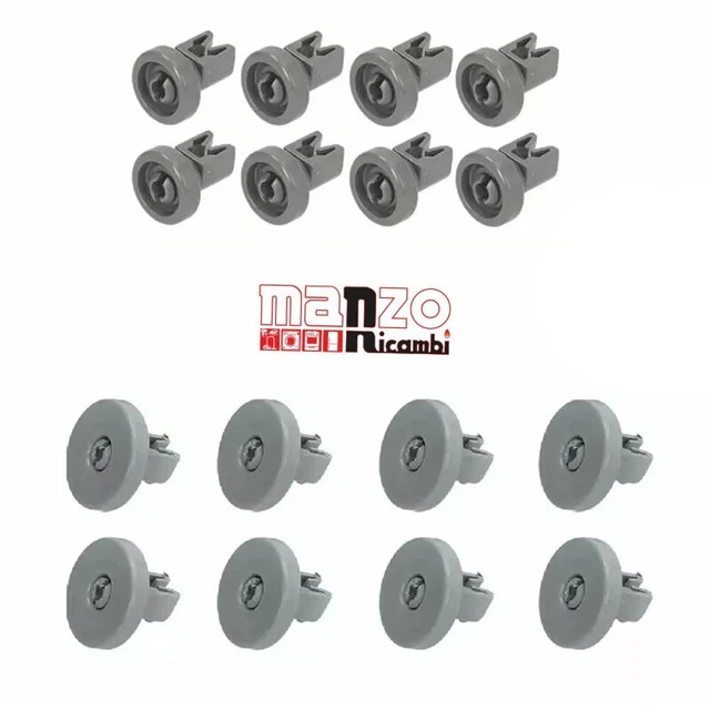 KIT DA 16 Ruote Cestello Superiore E Inferiore Per Lavastoviglie - Foto 3