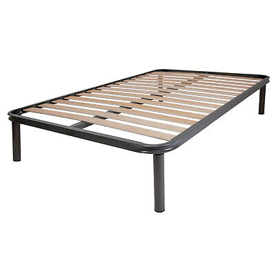 Rete Letto Ortopedica Misura 120 x 185 cm a Doghe in Legno e Struttura in Acciaio; Altezza Totale 35cm Personalizzata Dormiland 