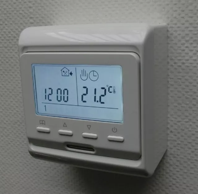 Digital Raumthermostat programmierbar Temperaturregler AUFPUTZ #z792ap 3