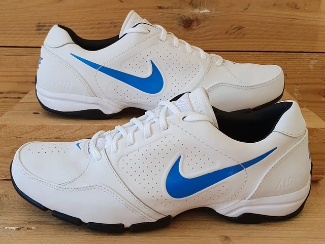 NIKE AIR TOUKOL 3 Low Leather Trainers UK8 US9 EU42.5 525726 104 White Blue 46.00 PicClick UK