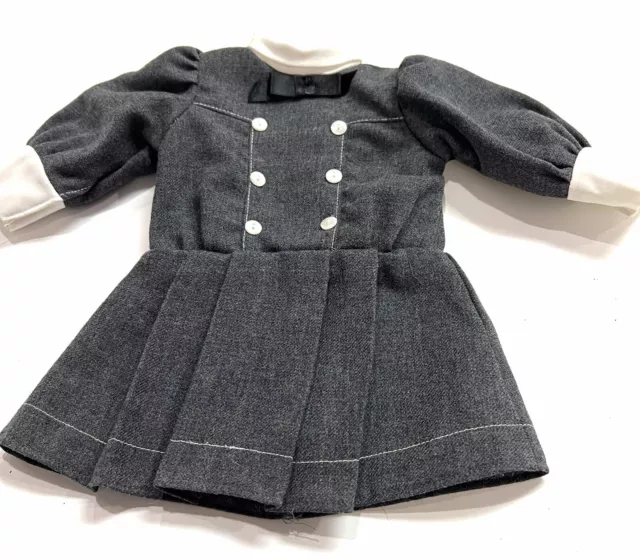 AMERICAN GIRL Pleasant Co Samantha  Buster Brown Grey School Dress-Retired