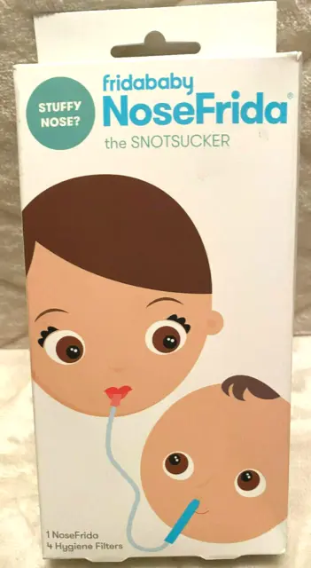 Fridababy NoseFrida Baby Nasal Aspirator The Snotsucker + 4 Hygiene Filters