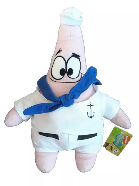 Patrick Spongebob Squarepants Sailors Outfit 12" Soft Toy