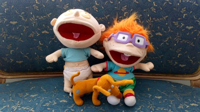 RUGRATS CHUCKIE FINSTER Soft Toy. Large. Rare Item. Late 90 s