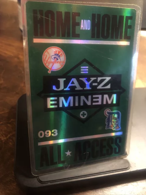 Jay-Z / Eminem 2010 "The Home And Home Tour - All Access Pass *Super Rear* 3