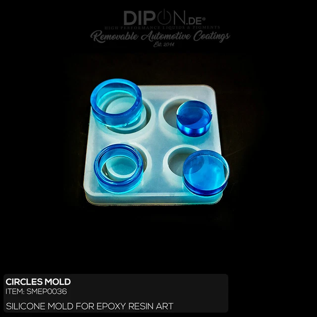 Epoxidharz Silikonform Circles Gießform Epoxy Resin Art Guss Silicone Mold