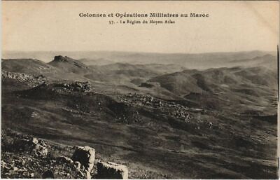 CPA ak morocco columns and military operations the region of the middle atlas (10112)