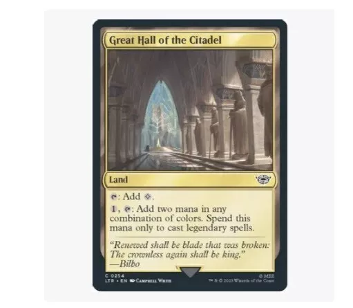 Gran Salón de la Ciudadela Magic The Gathering El Señor de los Anillos 0254 Regular