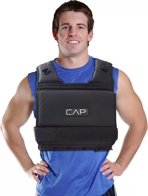 CAP Barbell Adjustable 20 lb. Short Weighted Vest 3