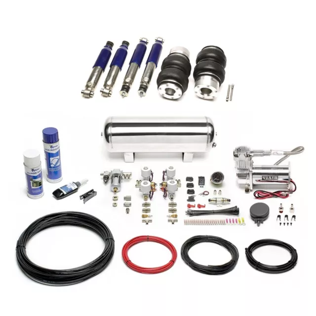 Ta technix Air Châssis & Kit de Compresseur Dureté Réglable en Argent pour VW