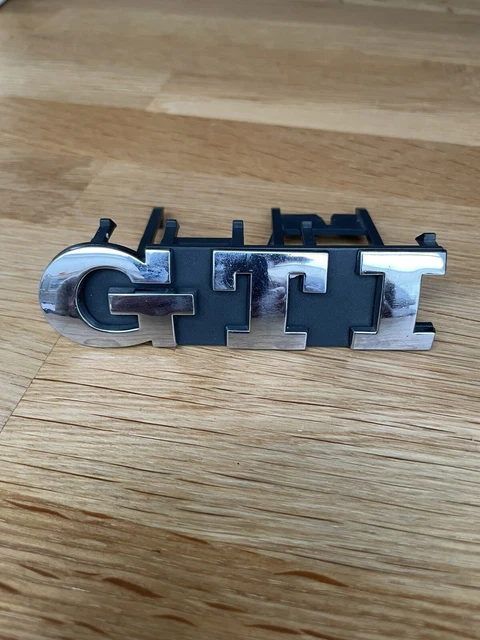 VW GOLF MK4 GTI 25th Anni Front GTI Grill Emblem Badge Rad Grille Logo ...