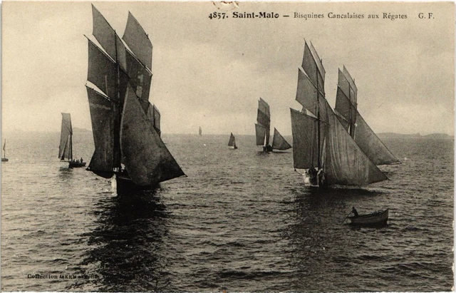 CPA Saint-Malo Bisquines Cancalaises aux Regates FRANCE (1015497)